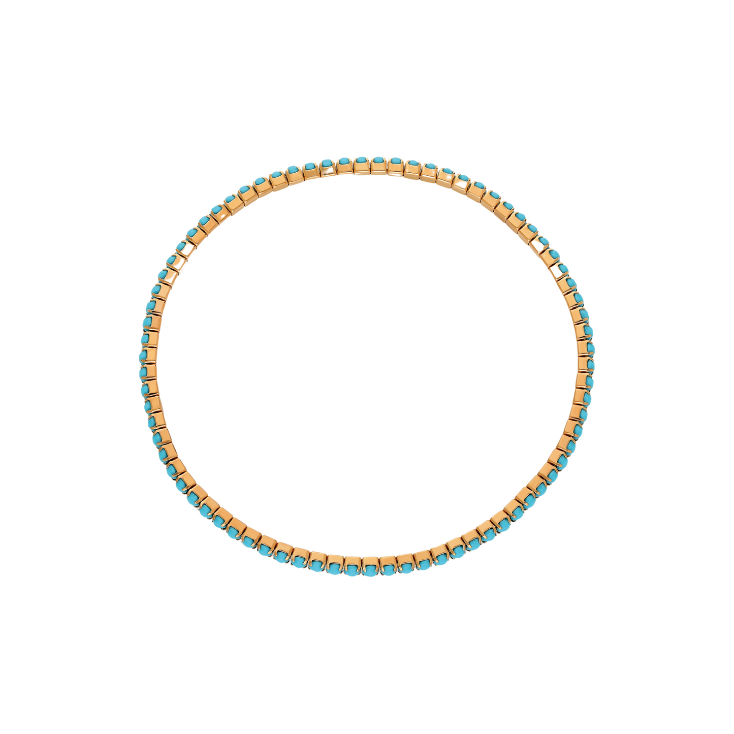 Elastic Turquoise Tennis Bracelet