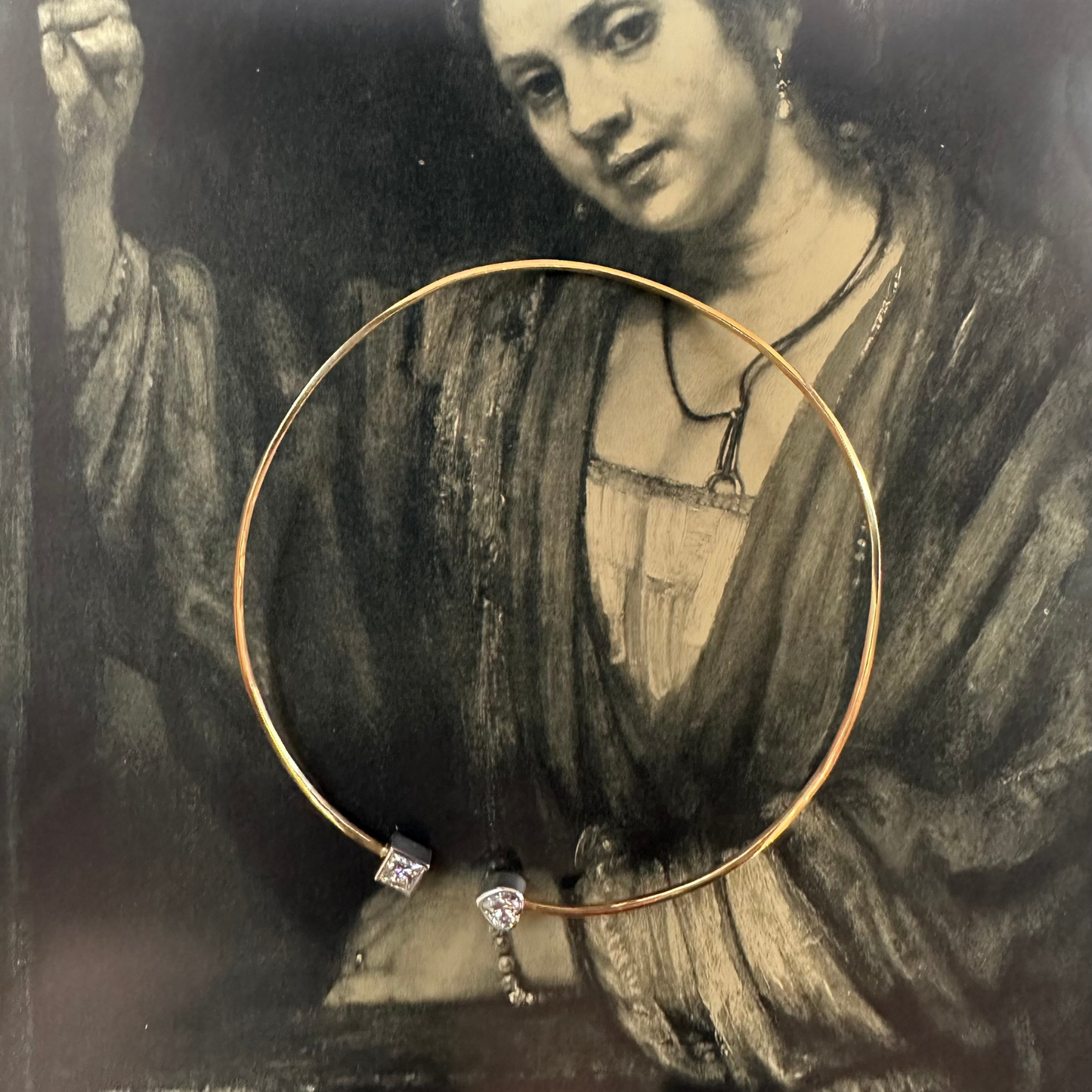 Two Elements Cuff Necklace