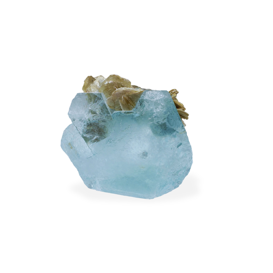 Aquamarine with Muscovite – Natural Mineral Specimen