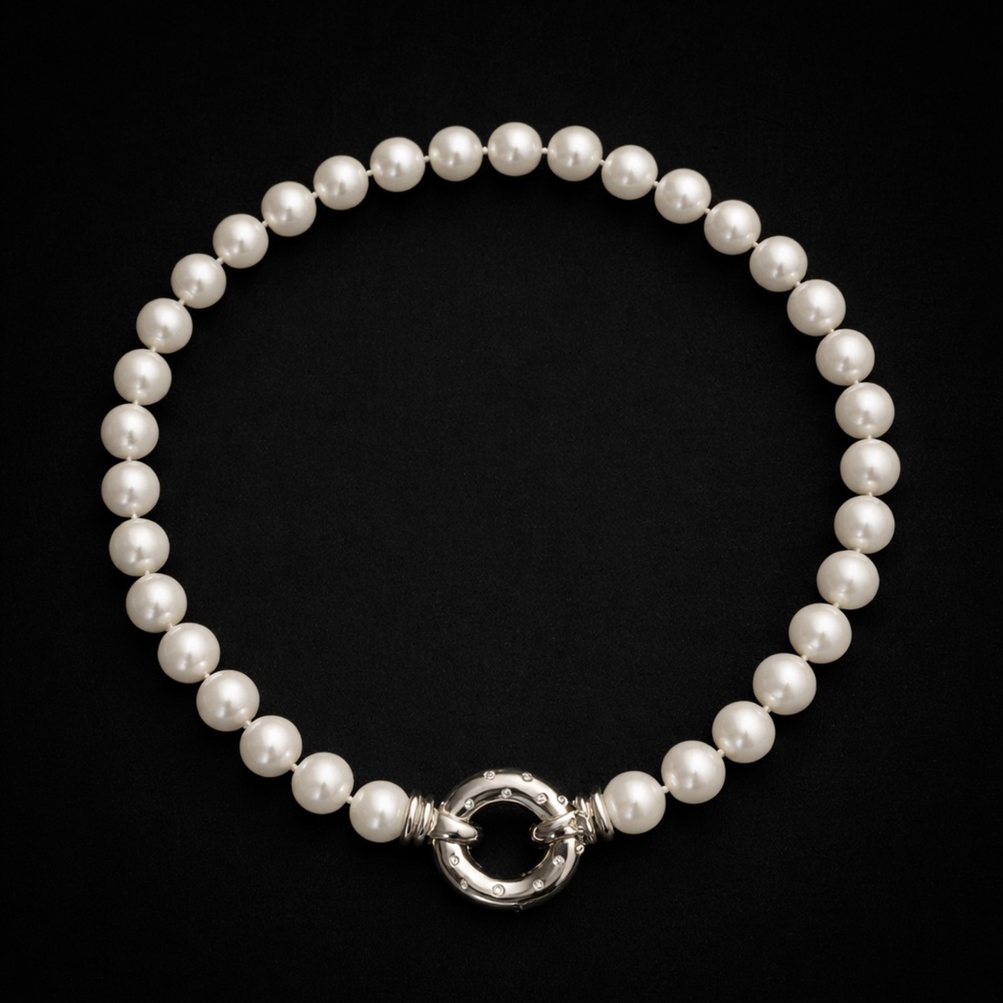 Luminous Pearl Strand Necklace