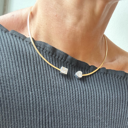 Two Elements Cuff Necklace