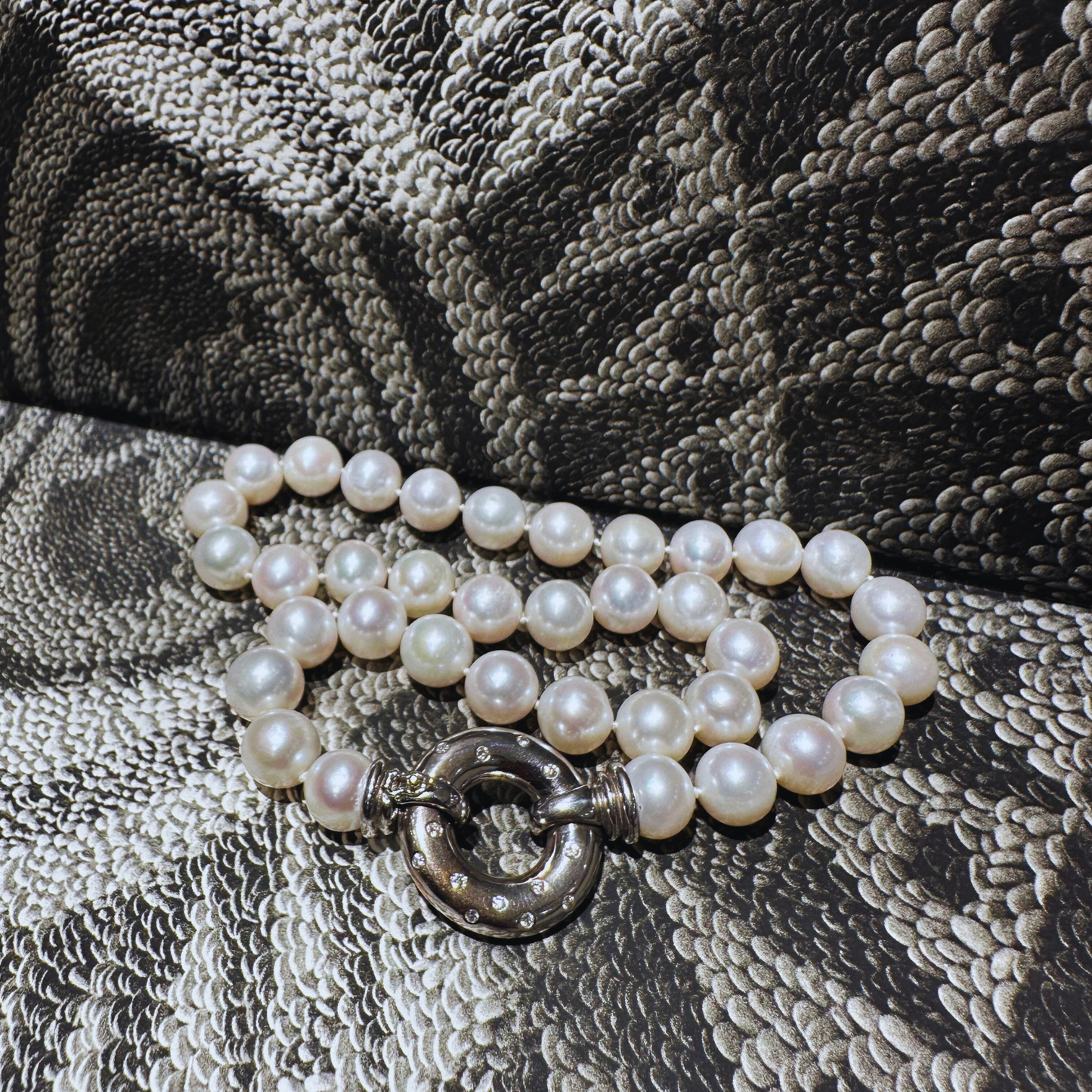 Luminous Pearl Strand Necklace