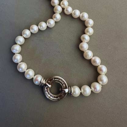 Luminous Pearl Strand Necklace