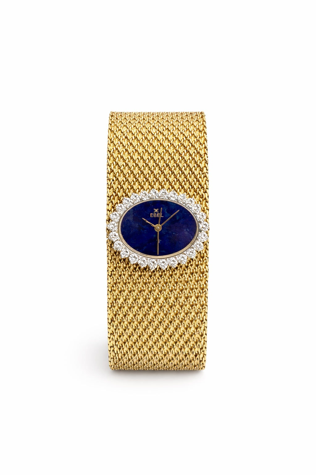 Ebel Diamond & Lapis Lazuli Vintage Swiss Bracelet Watch – 1960s