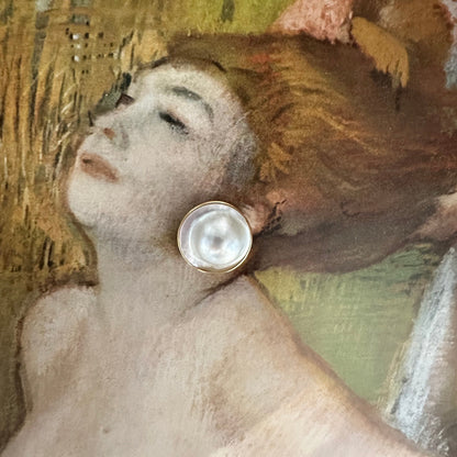 Mabe Pearl Earrings