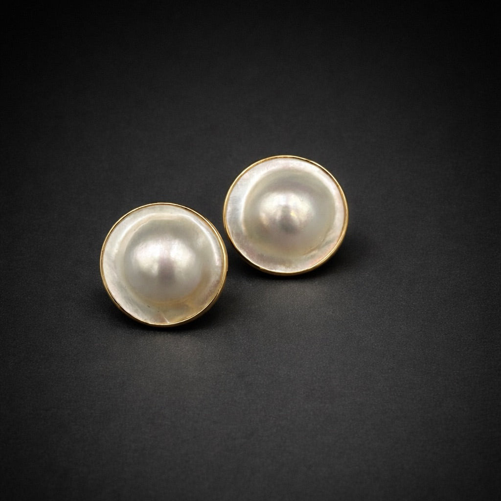 Mabe Pearl Earrings